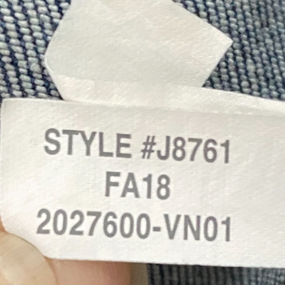 Madewell Skinny Raw Edge Hem Stretchy Overalls Sz. M - Picture 14 of 16